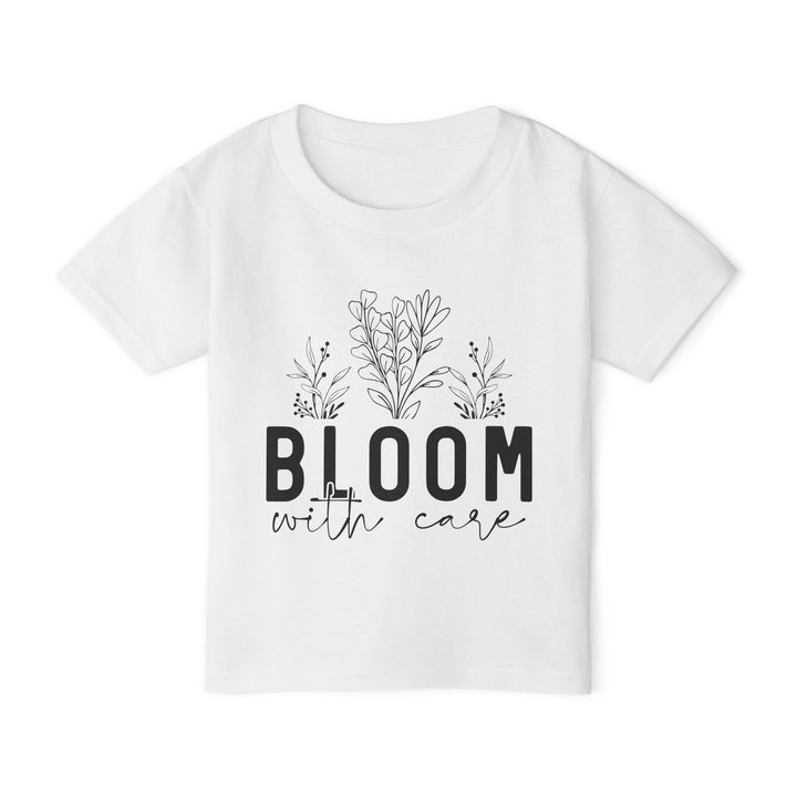 Bloom with Care Toddler T-Shirt - Nurture Your Mind Design