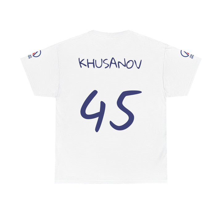 Custom Unisex Heavy Cotton Tee - Welcome to City Khusavov 45 Jersey