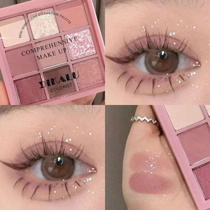 DIKALU Oh Rosy Eyeshadow – 9 soft smoky shades.