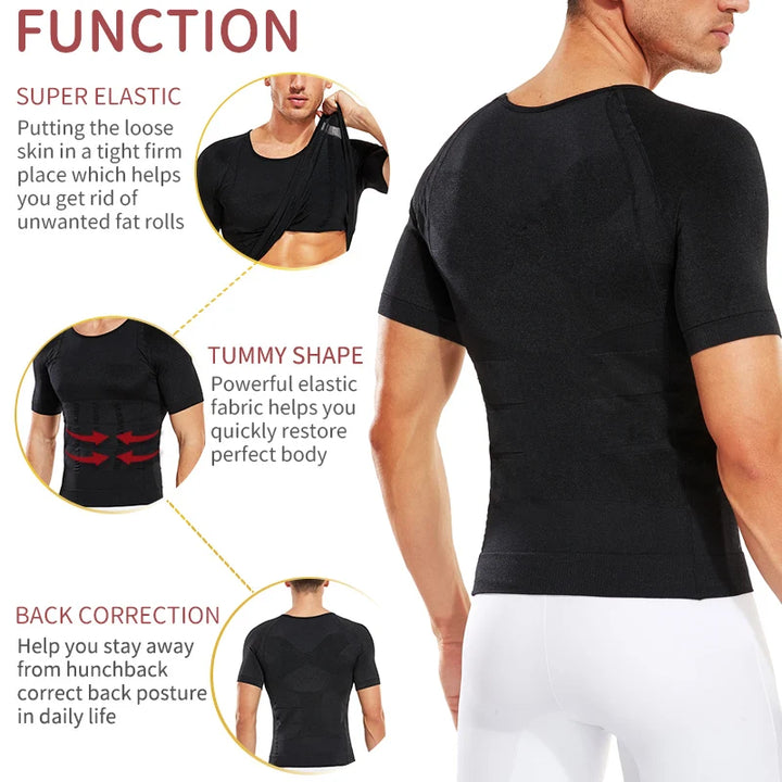 Men's slimming compression shapewear.