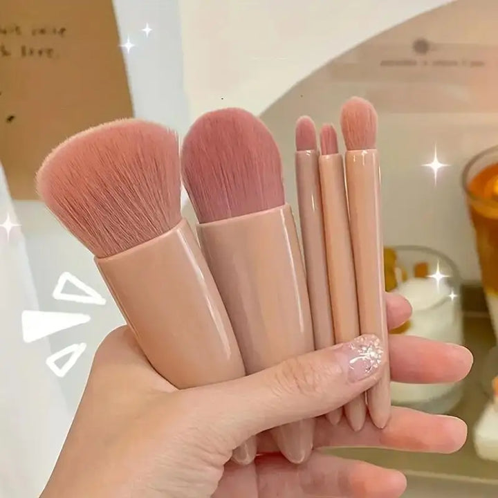 5pcs Mini Travel Makeup Brush Set.