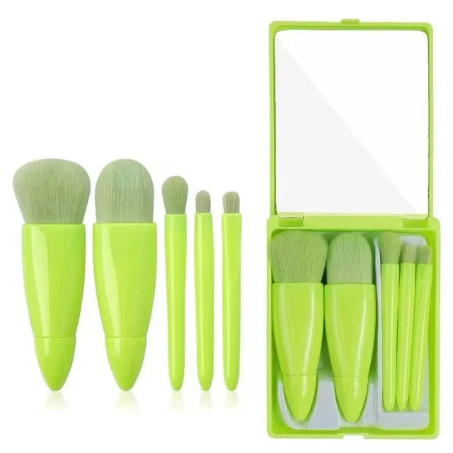 5pcs Mini Travel Makeup Brush Set.