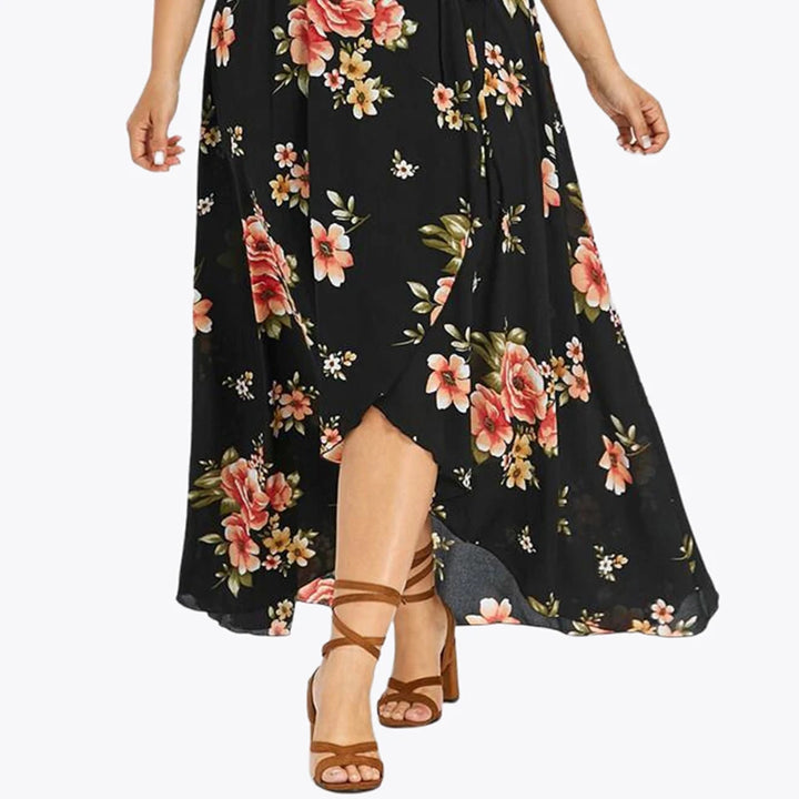 Summer Floral Loose Sling Dress.