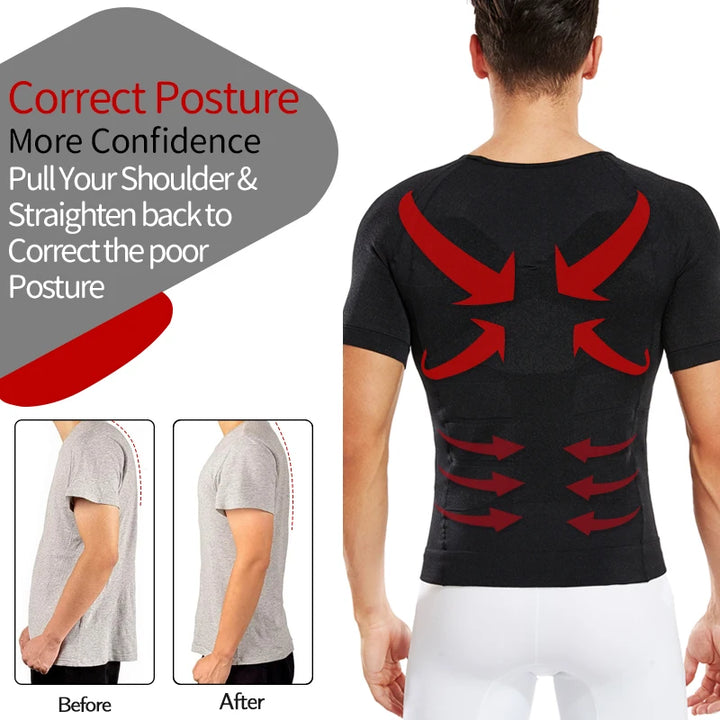 Men's slimming compression shapewear.