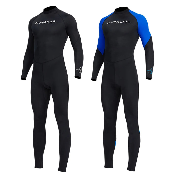 Men's Long Sleeve Diving Wetsuit.