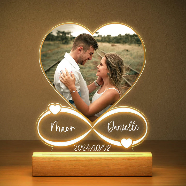 Custom Photo Love Frame – Anniversary Gift for Couples.