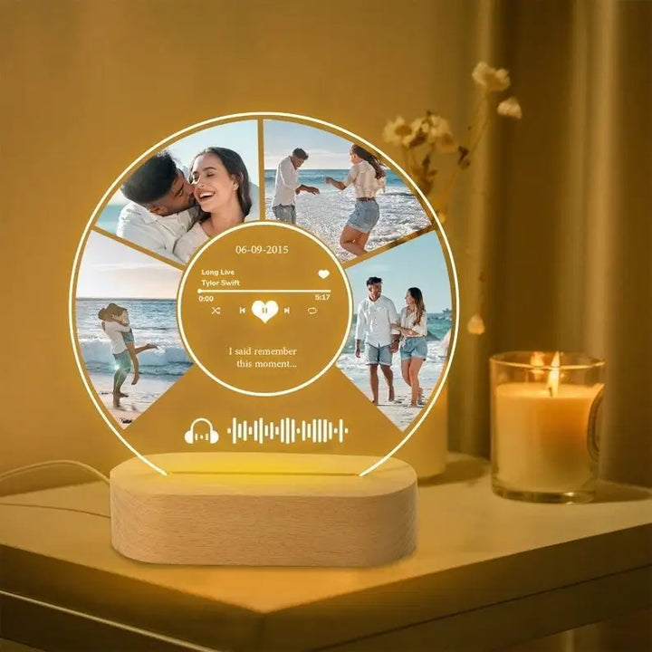 Custom Spotify Plaque – Romantic Gift for Valentine’s or Birthday.