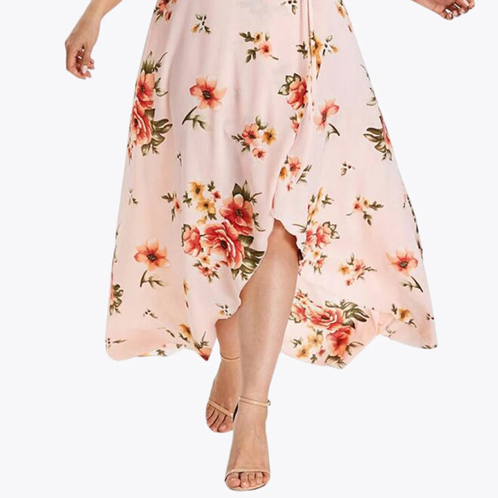 Summer Floral Loose Sling Dress.