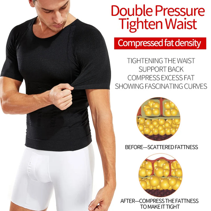 Men's slimming compression shapewear.