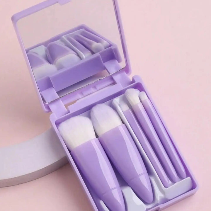 5pcs Mini Travel Makeup Brush Set.