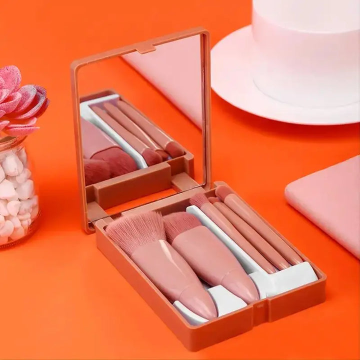 5pcs Mini Travel Makeup Brush Set.