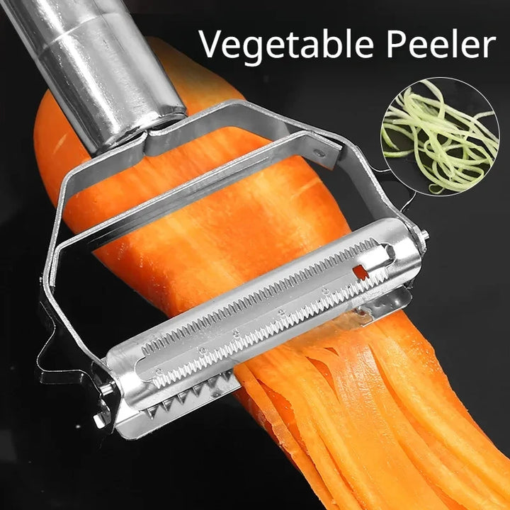 3pcs Stainless Steel Vegetable Peeler Set.