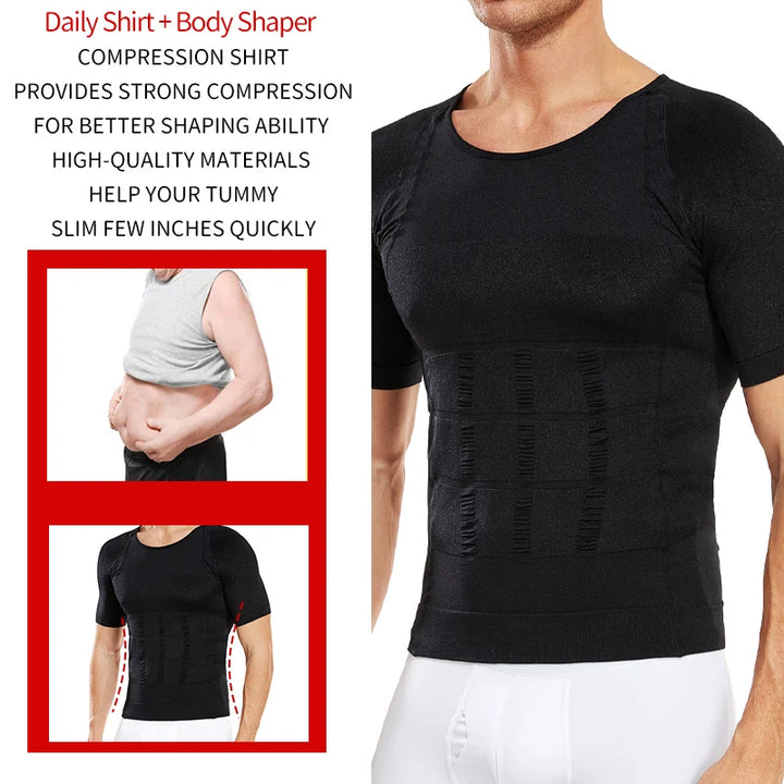 Men's slimming compression shapewear.