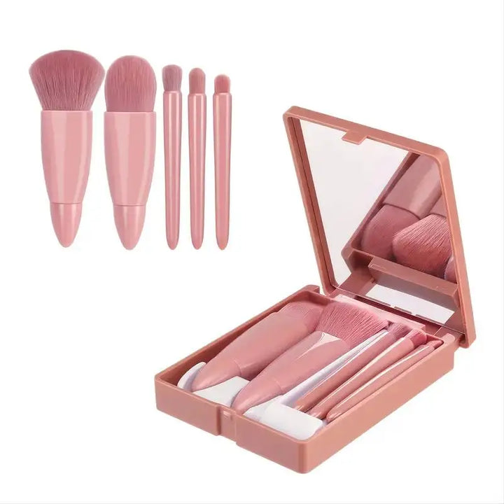 5pcs Mini Travel Makeup Brush Set.