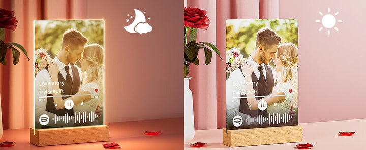 Custom Spotify Plaque – Romantic Gift for Valentine’s or Birthday.