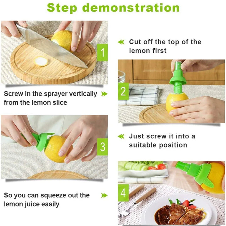 Lemon sprayer kitchen tool.