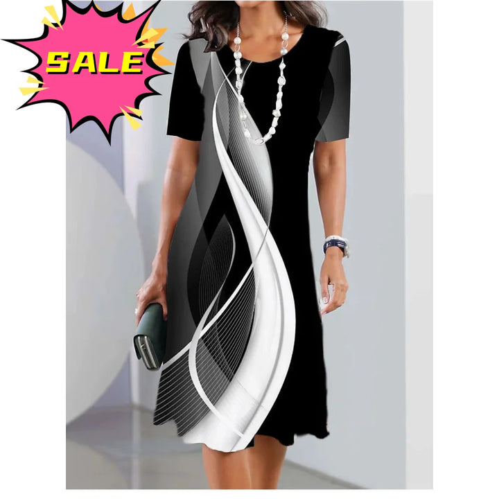 Women's Striped Summer Dress – Casual & Elegant.