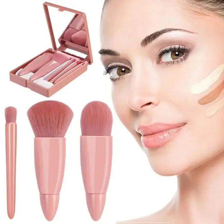 5pcs Mini Travel Makeup Brush Set.