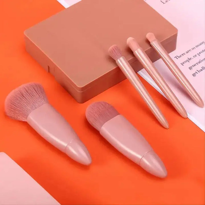 5pcs Mini Travel Makeup Brush Set.