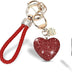  Sparkly Heart Keychain for Women – Red Gift.